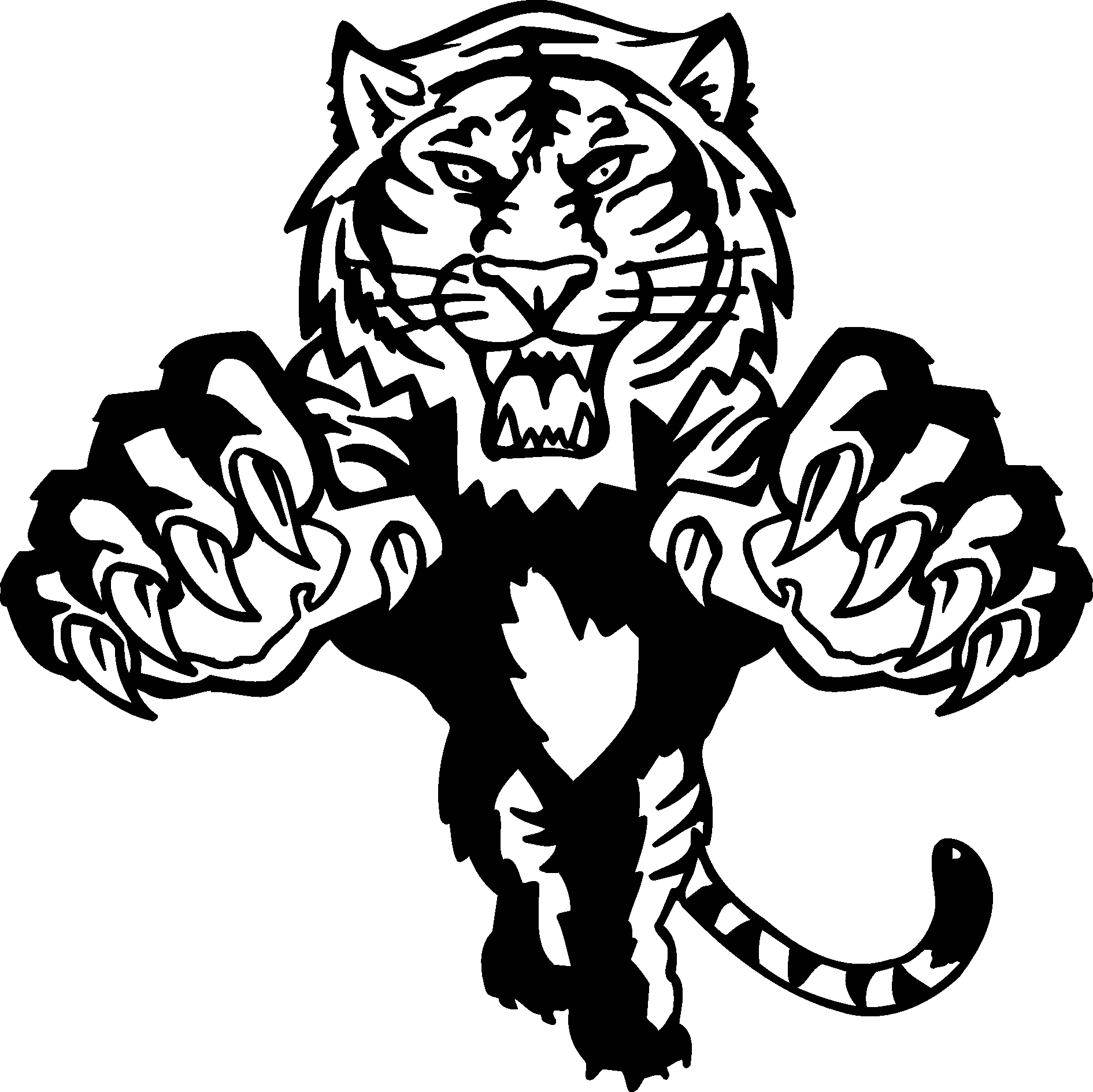 Tiger Paw Coloring Page - Coloring Pages for Kids and for Adults