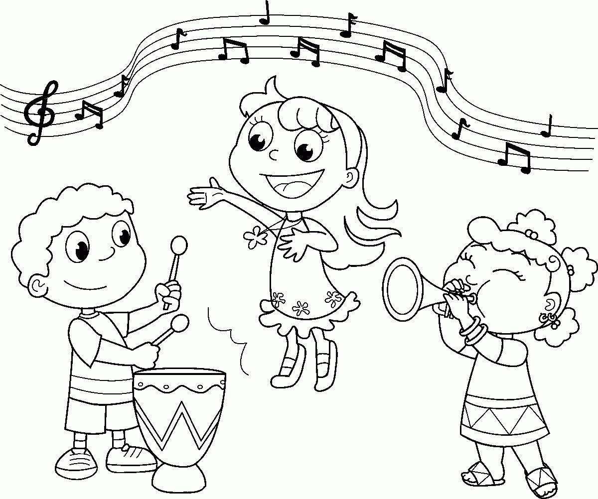 Coloring Pages Music Cool - Coloring Home