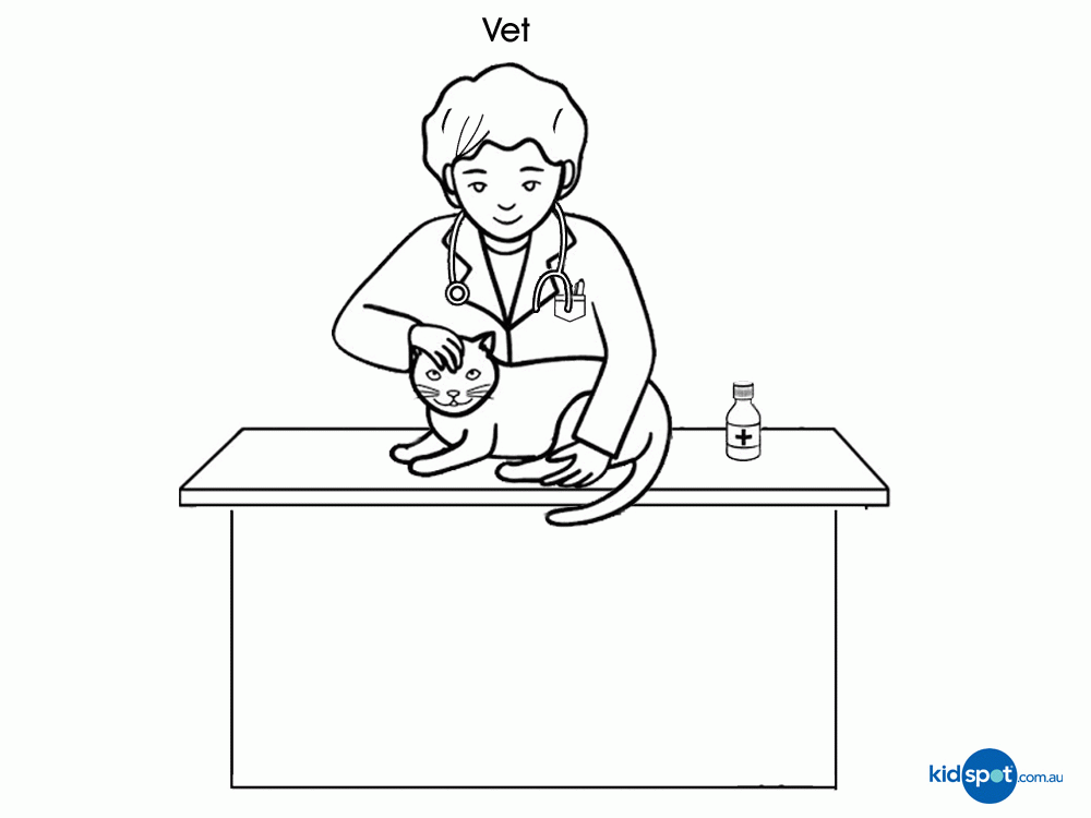 16 Vet Coloring Pages - Free Printable Coloring Pages