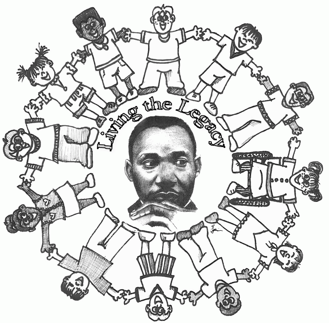 Martin Luther King Coloring Pages Free - Coloring Home