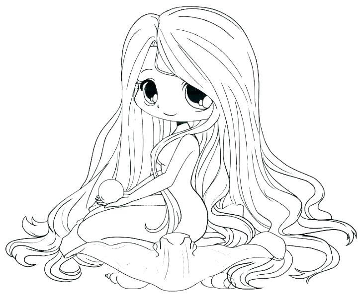 Chibi Girls Coloring Pages  Coloring Home