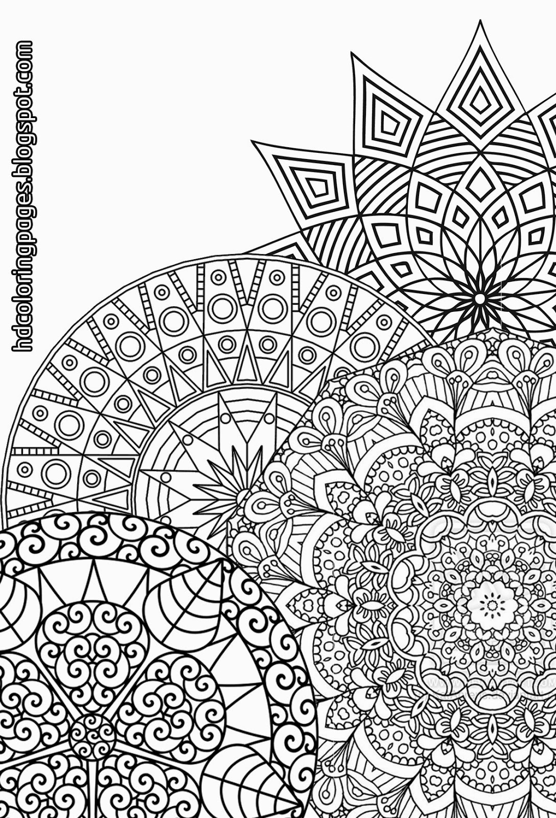 Intricate Coloring Pages Christmas Free To Print Online ...