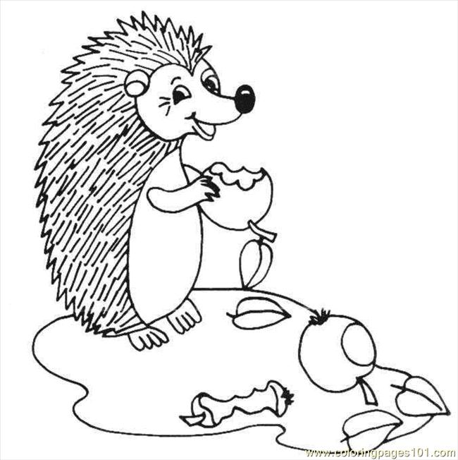 Hedgehog Coloring Page - Free Hedgehog Coloring Pages ...
