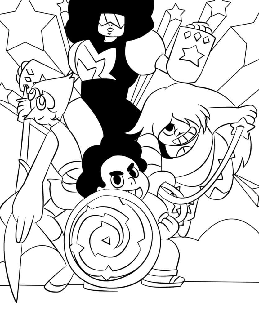 Steven-Universe-Coloring-Pages-1 - Coloring Pages For Kids