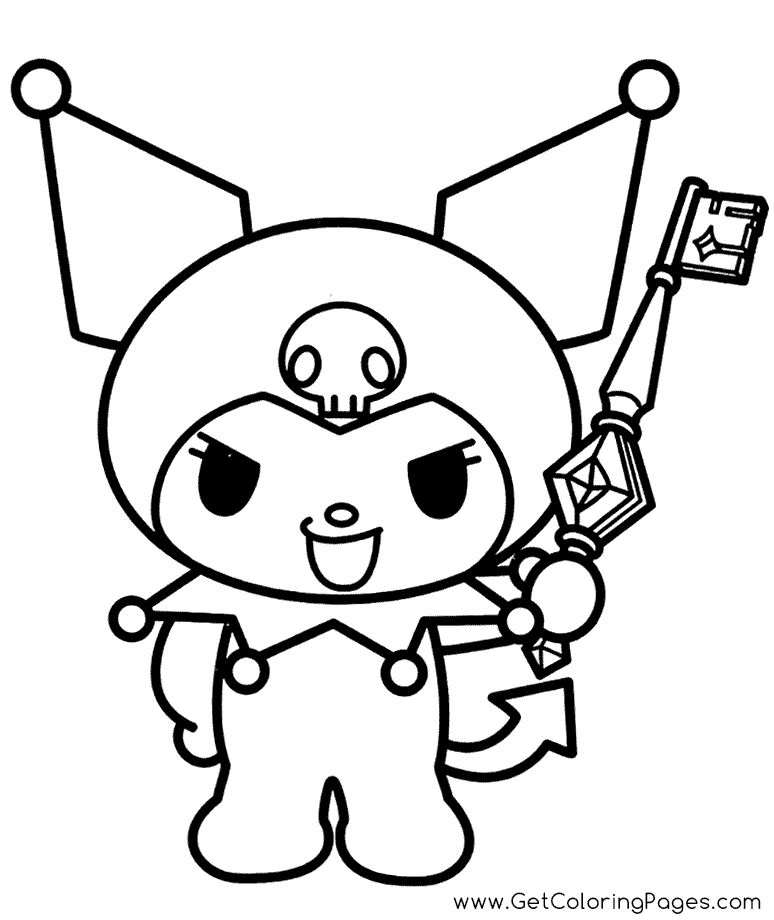 My Melody Kuromi Coloring Pages - Get ...