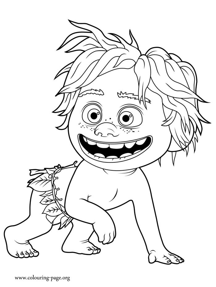The Good Dinosaur - Spot coloring page
