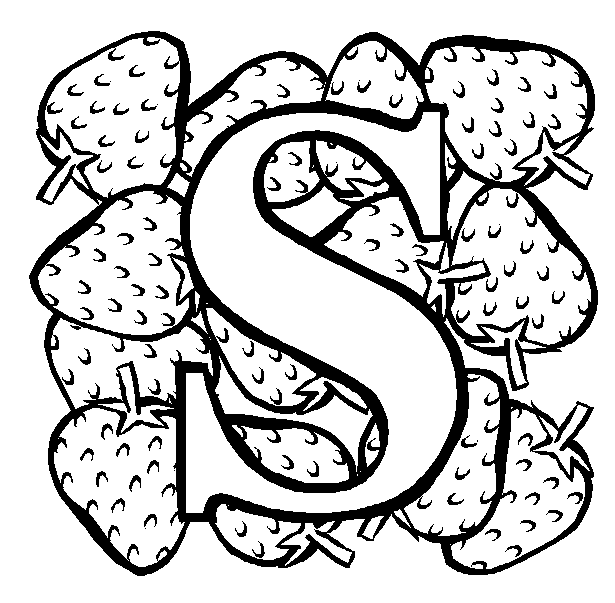 S Coloring Page coloring page & book for kids.