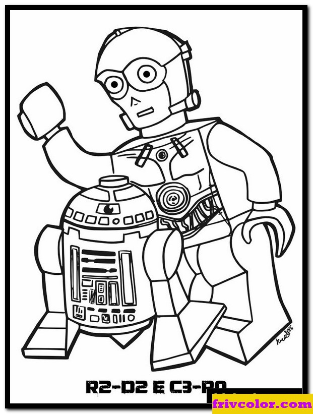 R2 D2 Coloring Page Coloring Pages
