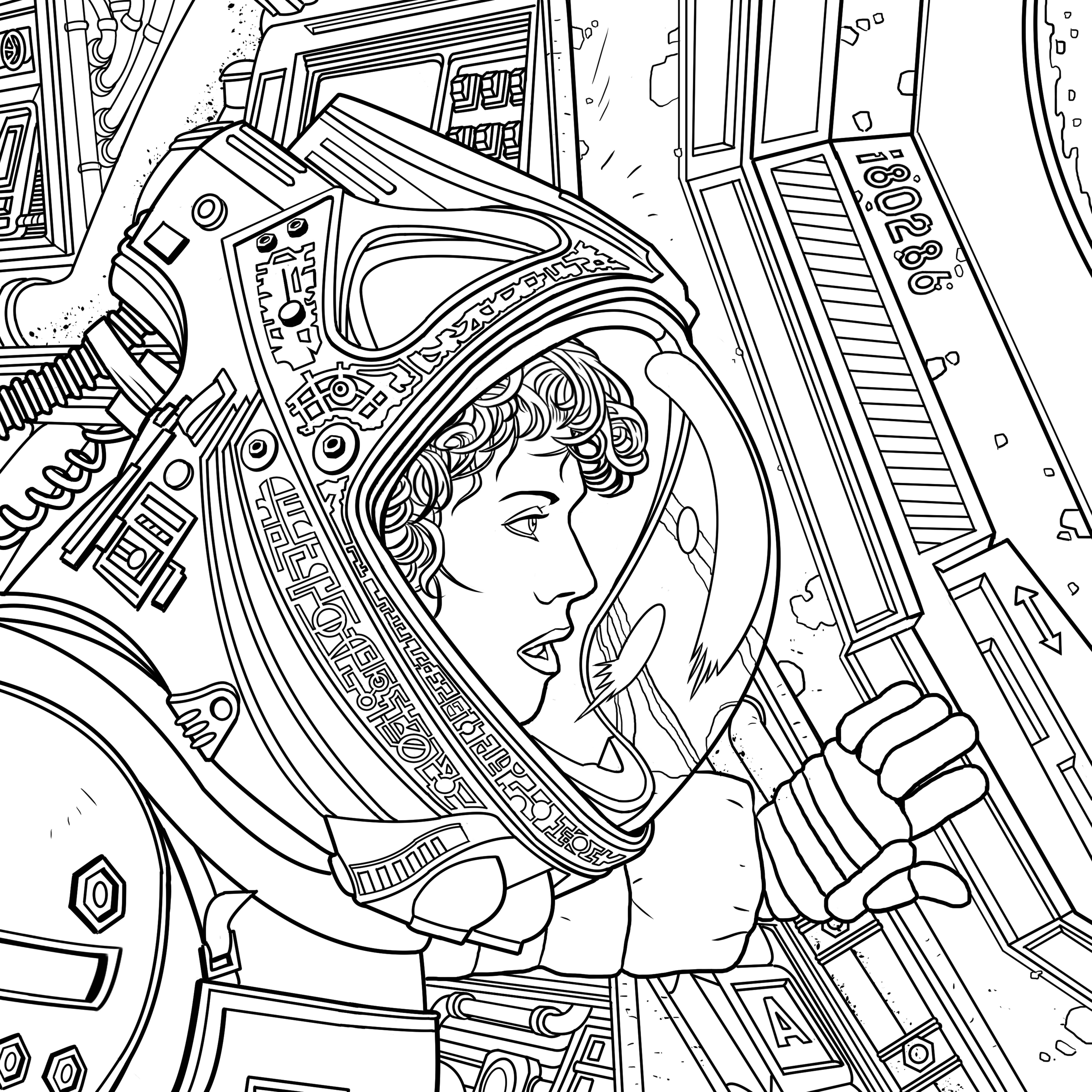 Alien: The Coloring Book - Color-In Your Own Xenomorph - IGN