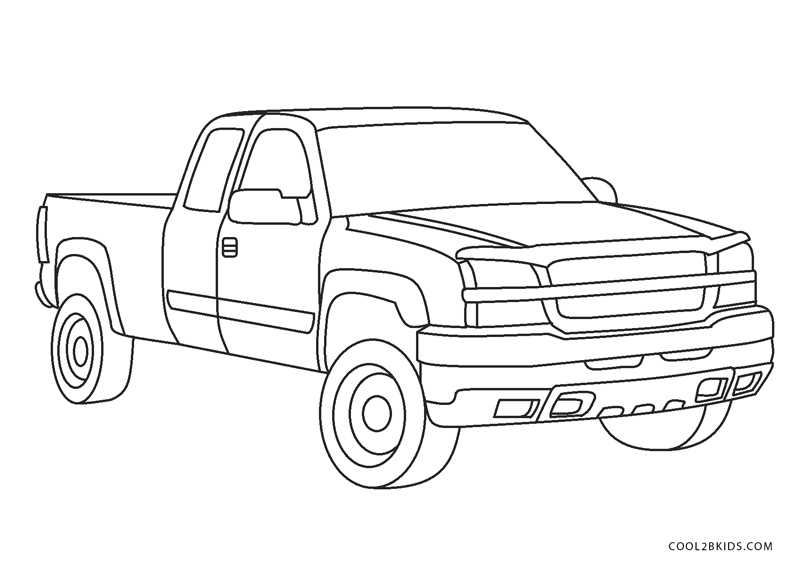 56 Ford Truck Coloring Pages