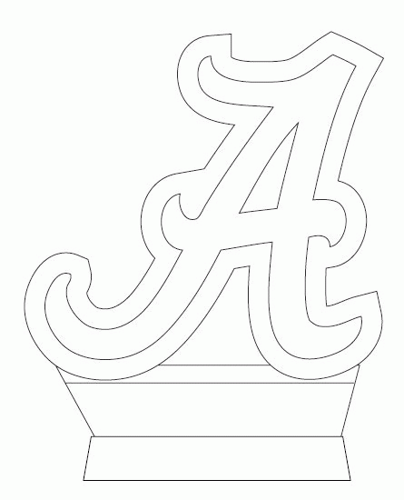 Alabama Football Coloring Pages - Coloring Home
