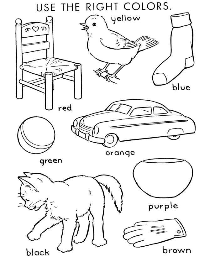 Kid Learning Coloring Pages - Coloring Home