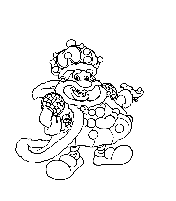 Candyland Character Coloring Page