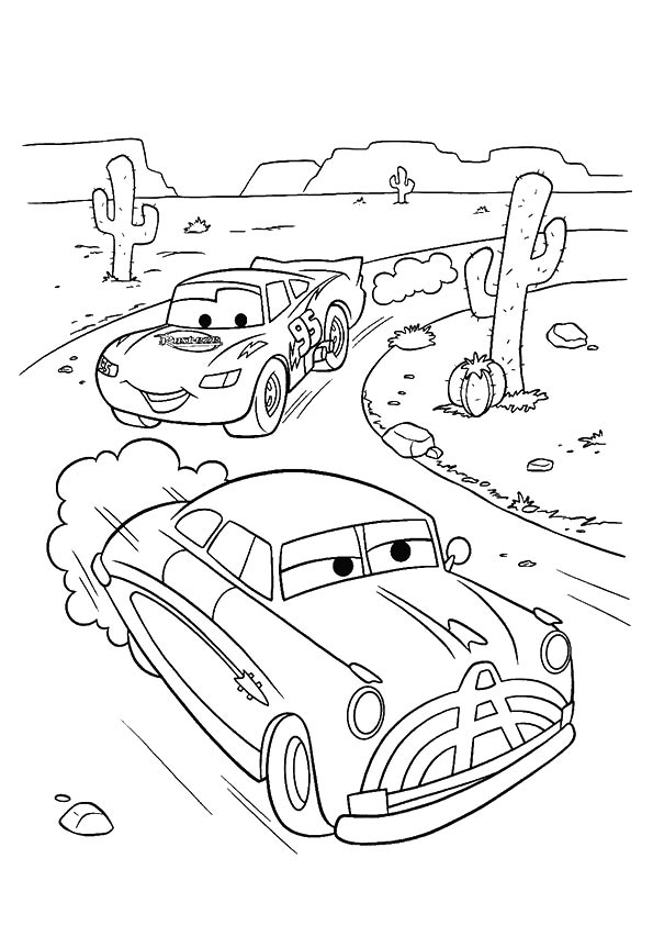 Coloring Pages | Lightning Mcqueen Coloring Page
