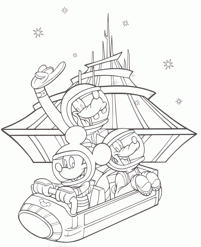 disneyland coloring pages | Only Coloring Pages