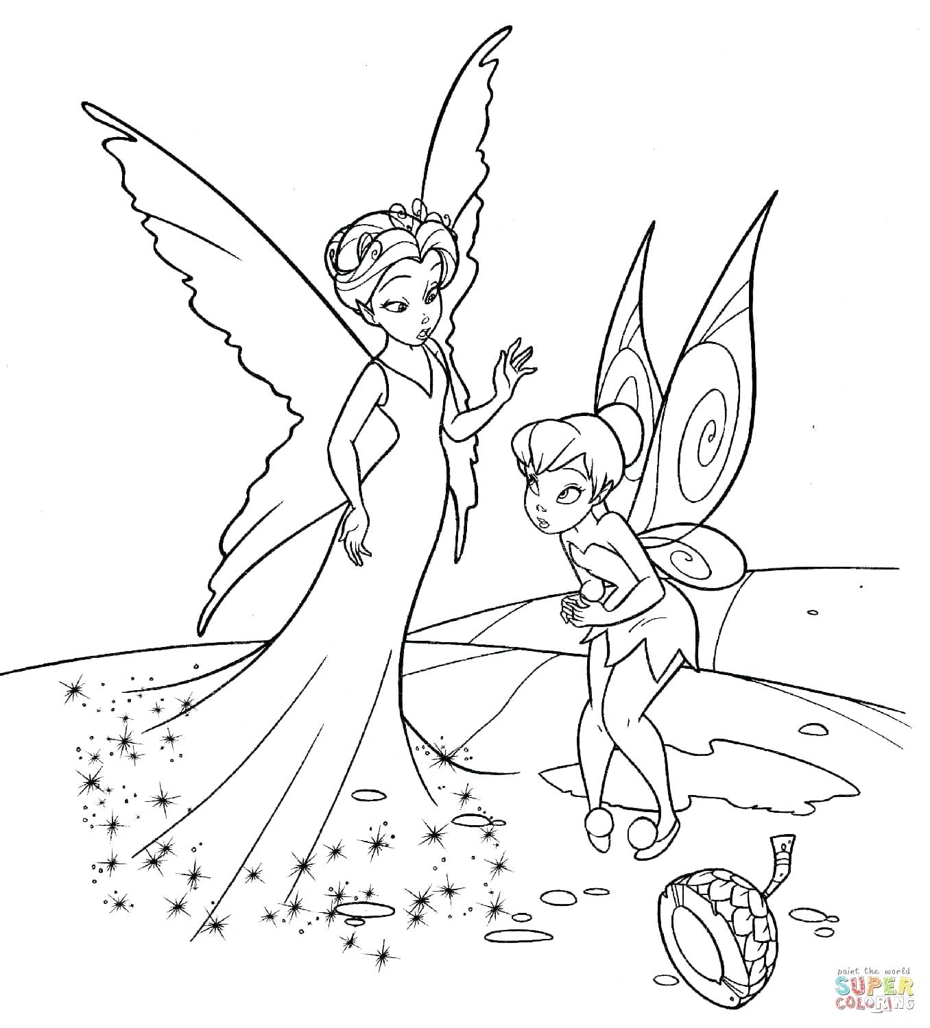 33 Most Unbeatable Coloring Page Realistic Fairy Pages For Adults ...