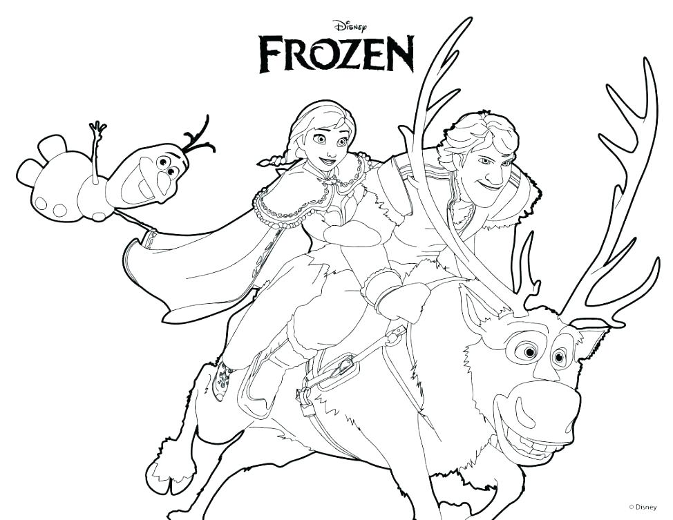 The best free Frozen coloring page images. Download from ...