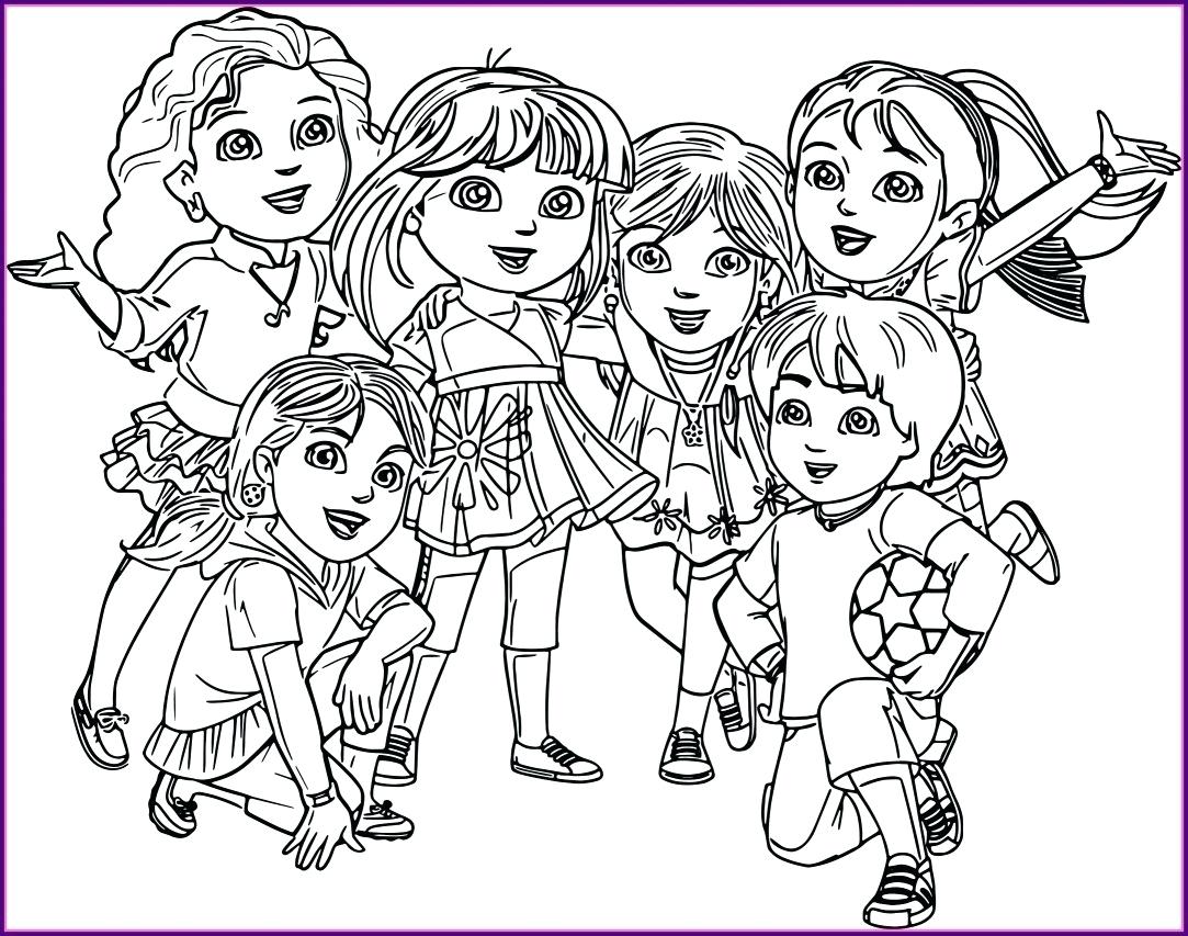 Download Dora And Friends Coloring Pages - Coloring Home