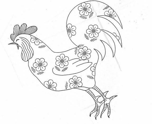 1000+ images about Coloring Pages/Line Drawings - Chickens on ...