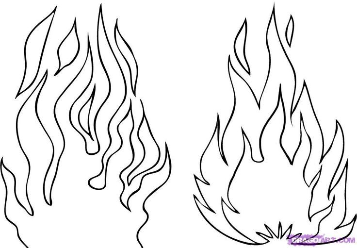Flames | Free Coloring Pages on Masivy World