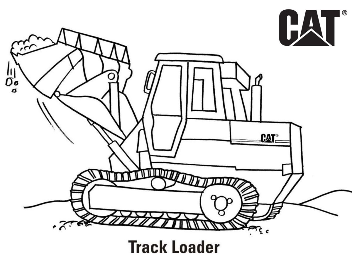 Backhoe Coloring Pages