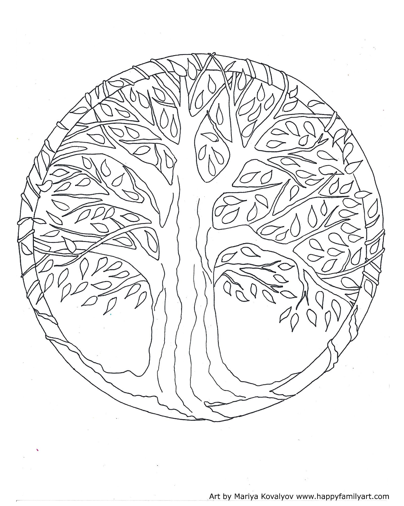 Free Printable Tree Of Life Printable Form Templates And Letter