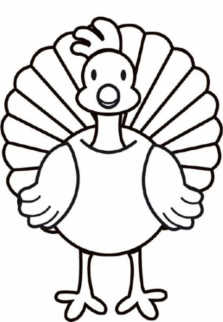 Turkey Coloring Pages Printable For Preschool - Coloring Home