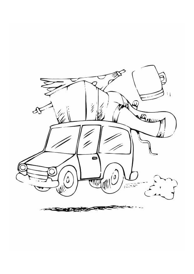Coloring Page road trip - free printable coloring pages - Img 10771