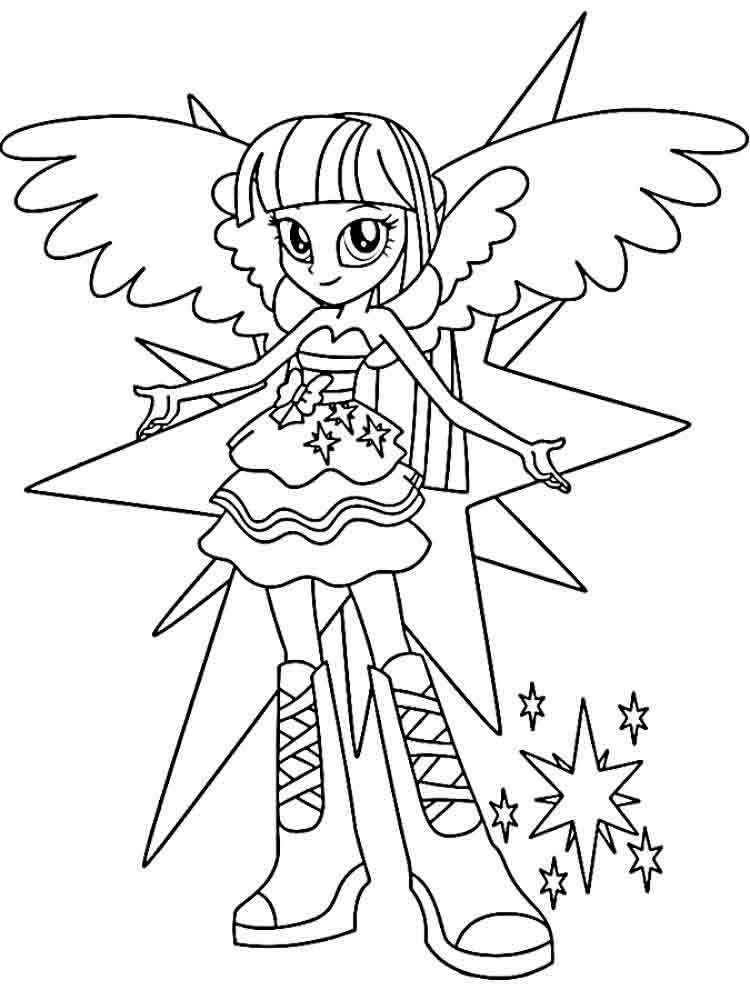 Equestria girls coloring pages. Download and print Equestria girls ...