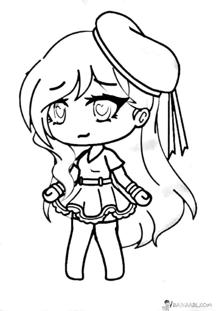 Gacha Life Coloring Pages Coloring Home