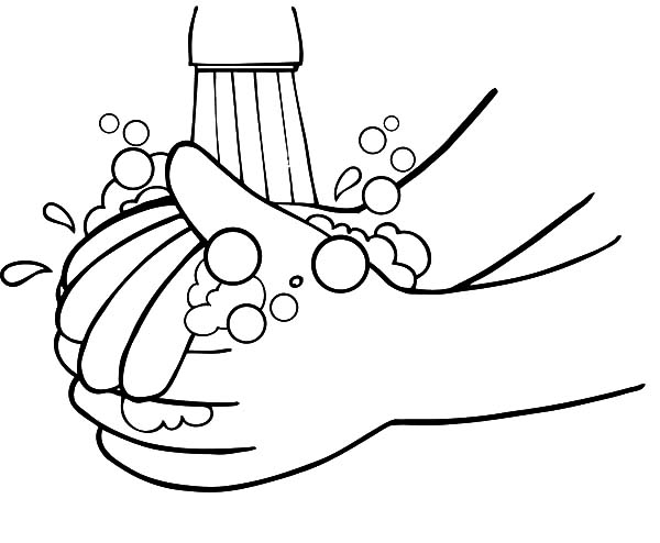 Printable Hand Washing Coloring Pages at GetDrawings | Free download