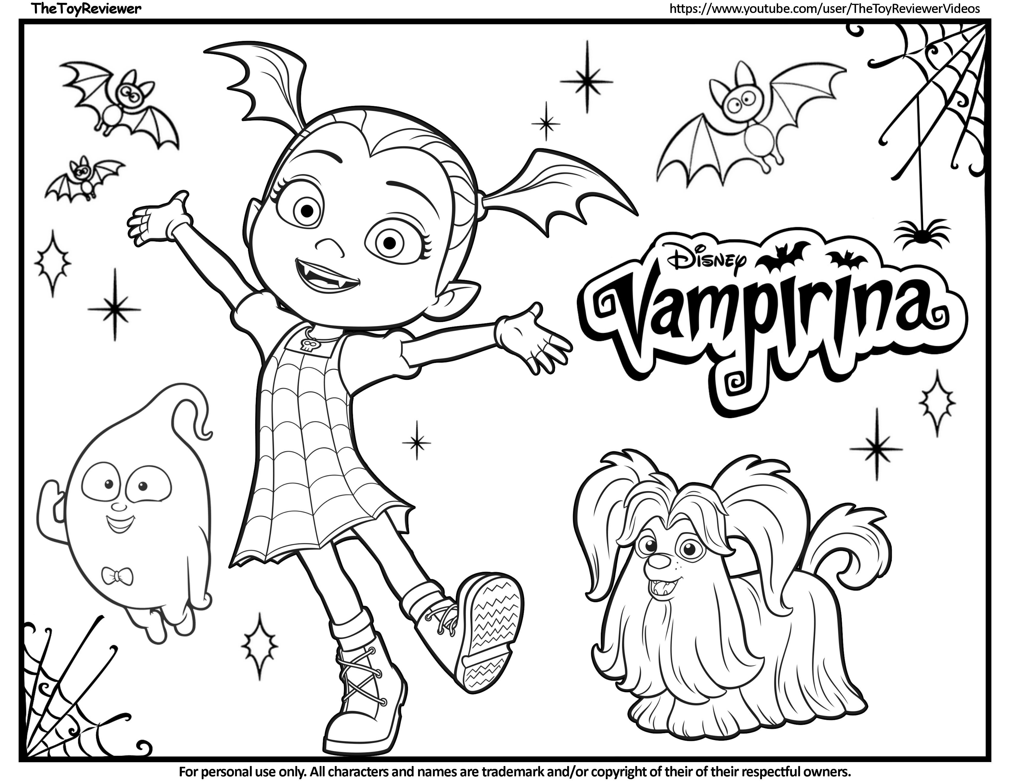 Here Is The Vampirina Coloring Page Click The Picture To See My ...