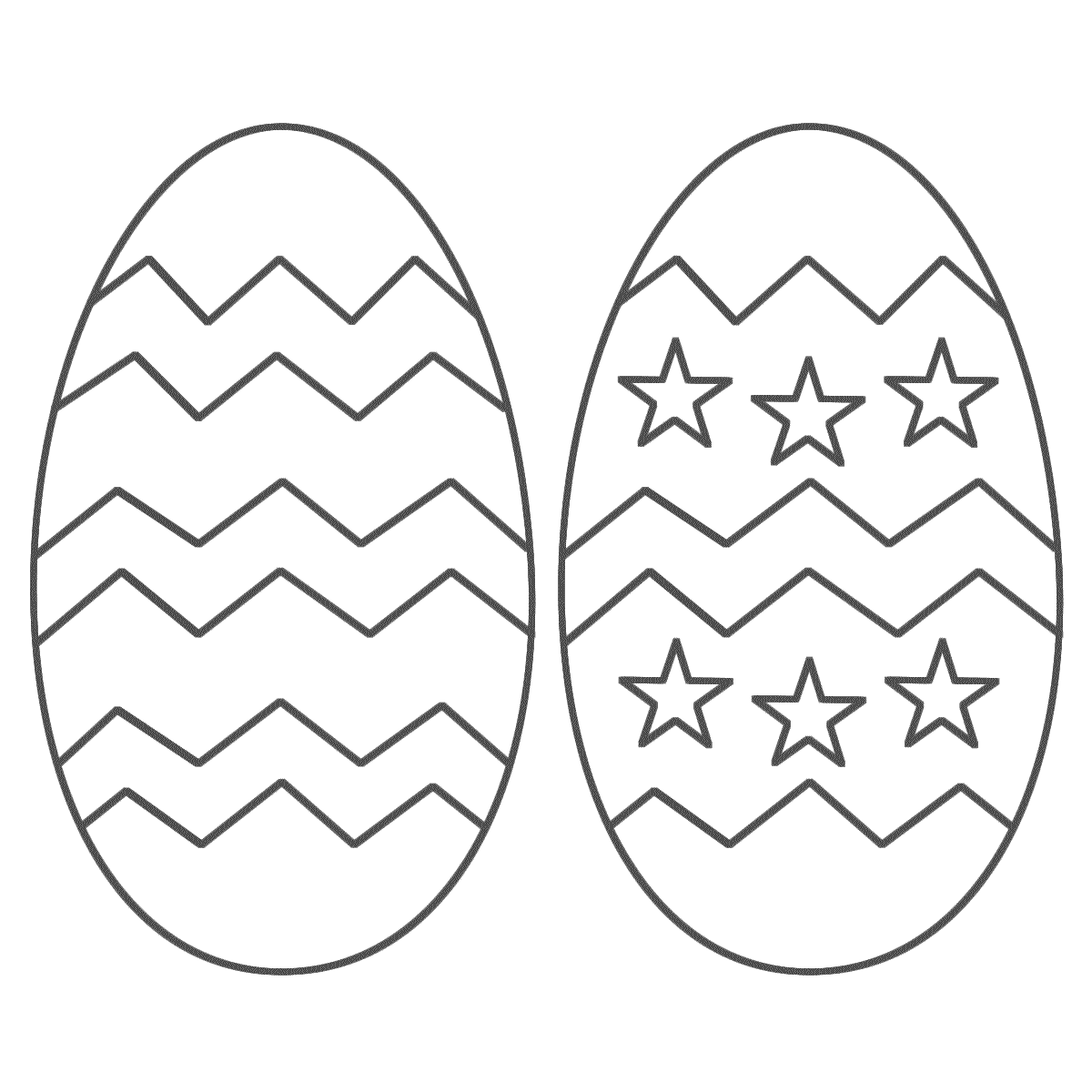 Of Easter Eggs - Coloring Pages for Kids and for Adults