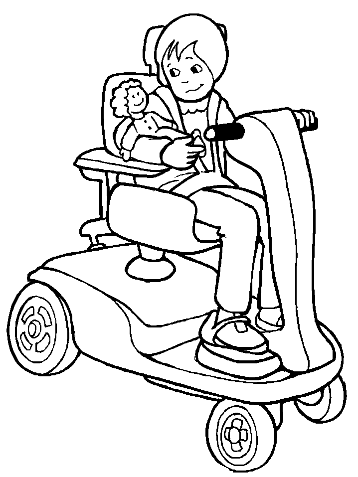 Kids With Disabilities Coloring Pages - Coloring Home