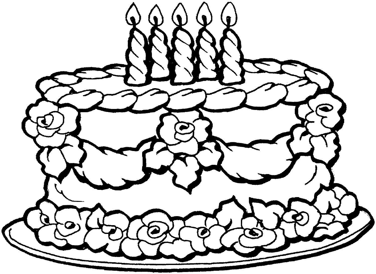 Free Printable Happy Birthday Coloring Pages: 24 Image - Gianfreda.net