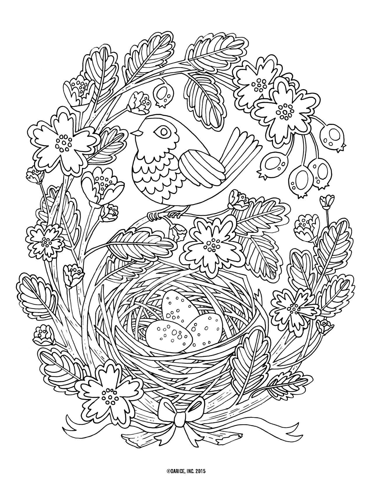 9 Free Printable Adult Coloring Pages | Pat Catan's Blog