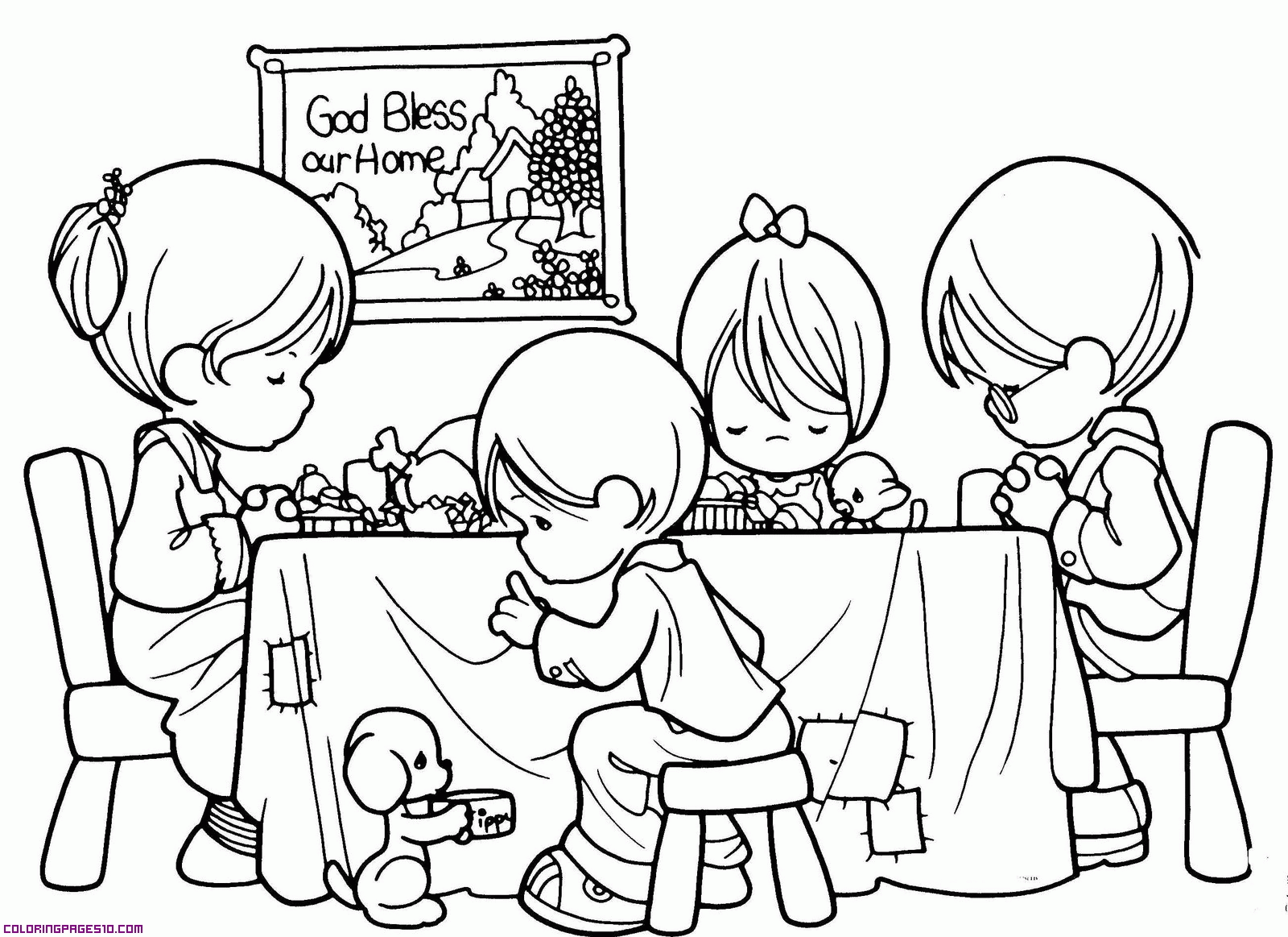 Praying Hands Coloring Page (18 Pictures) - Colorine.net | 1804