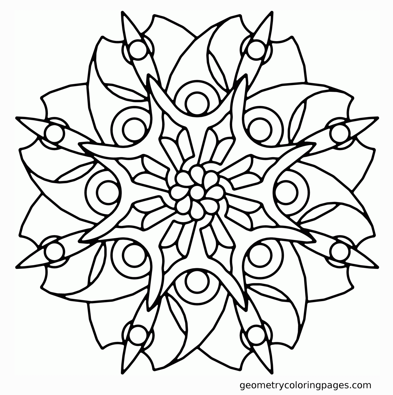 Geometry Coloring Pages