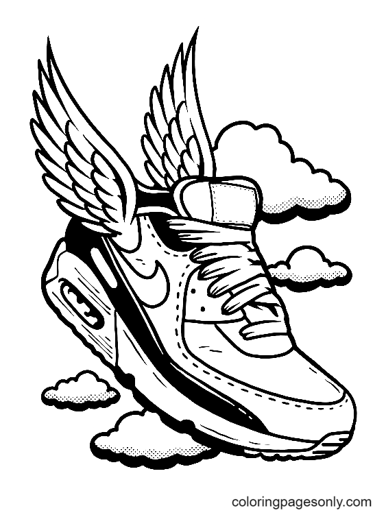 Nike Coloring Pages - Coloring Pages For Kids And Adults