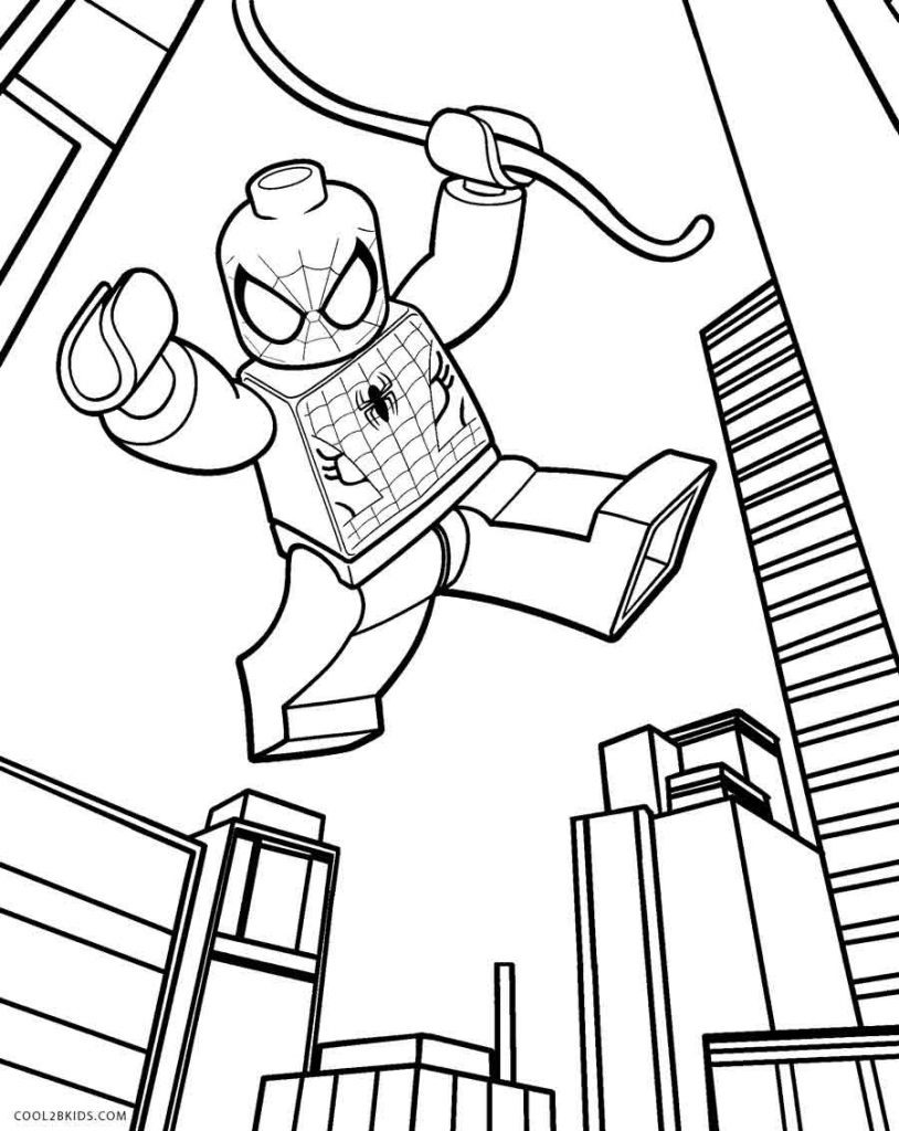 lego spiderman coloring pages for Sale OFF21