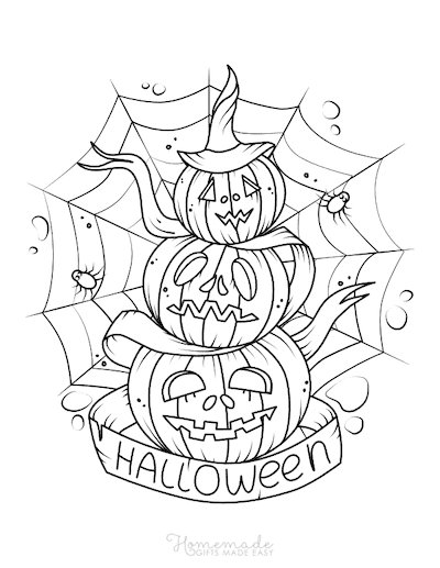 Download 75 Halloween Coloring Pages Free Printables Coloring Home