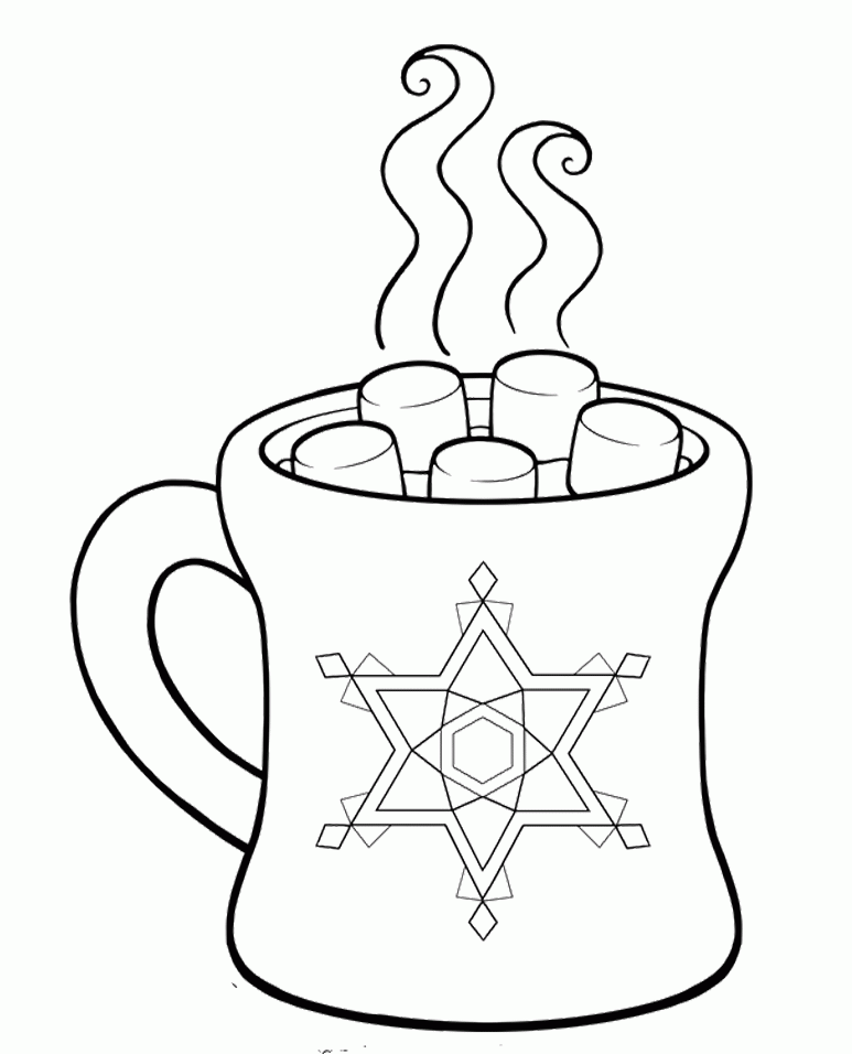 30 Hot Cocoa Coloring Pages - Free Printable Coloring Pages