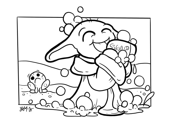 Covid-19 Free Coloring Page – Lacey Simpson