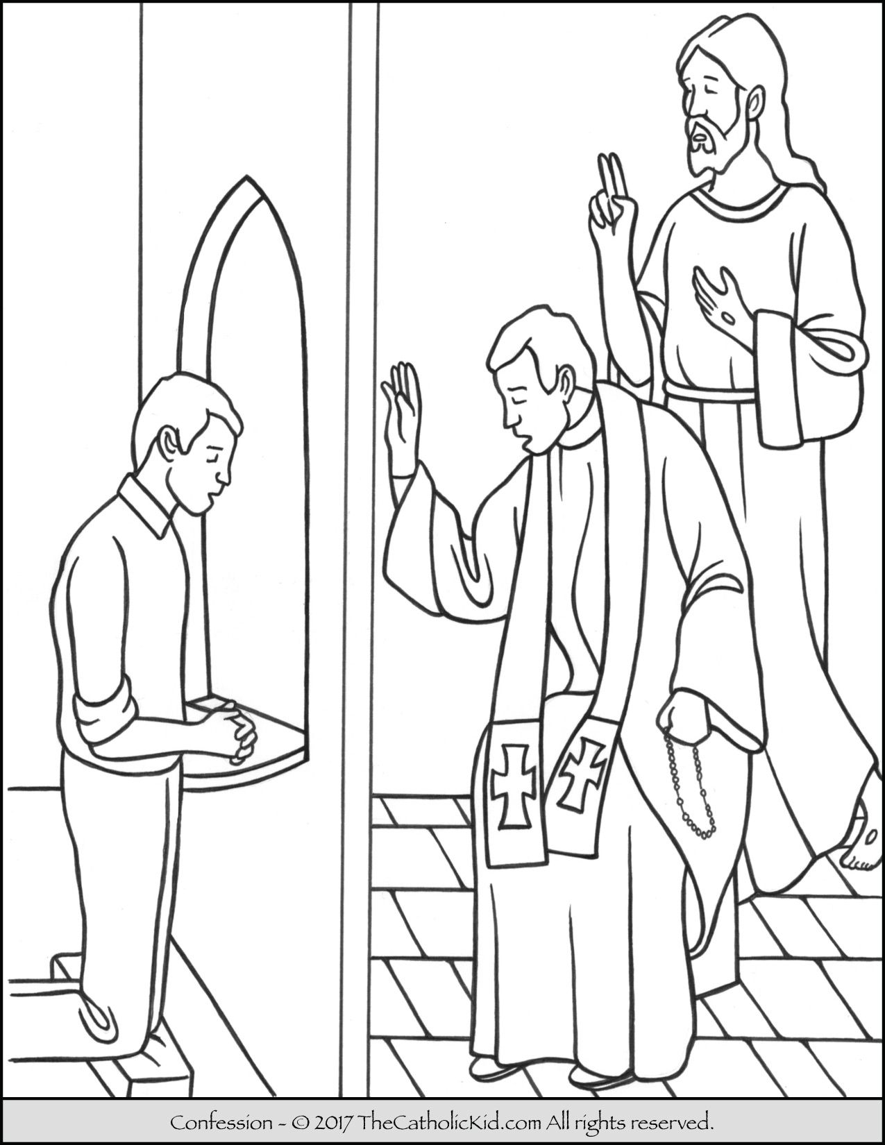 Reconciliation Coloring Pages Coloring Home