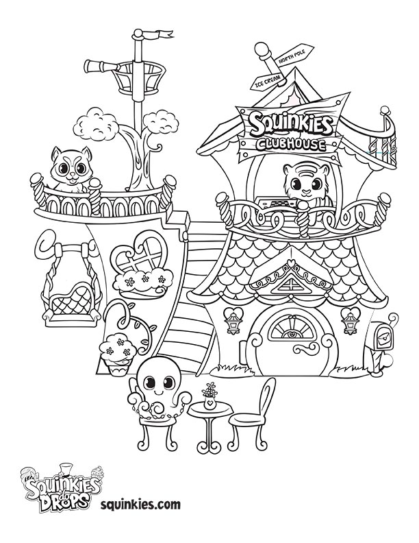 coloring-page-squinkies-clubhouse-color-sheet – Kids Time