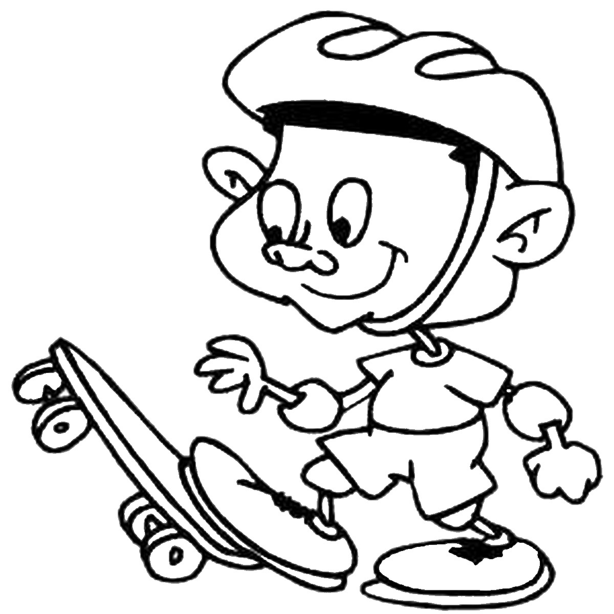 Skateboarding Coloring Pages - Best Coloring Pages For Kids