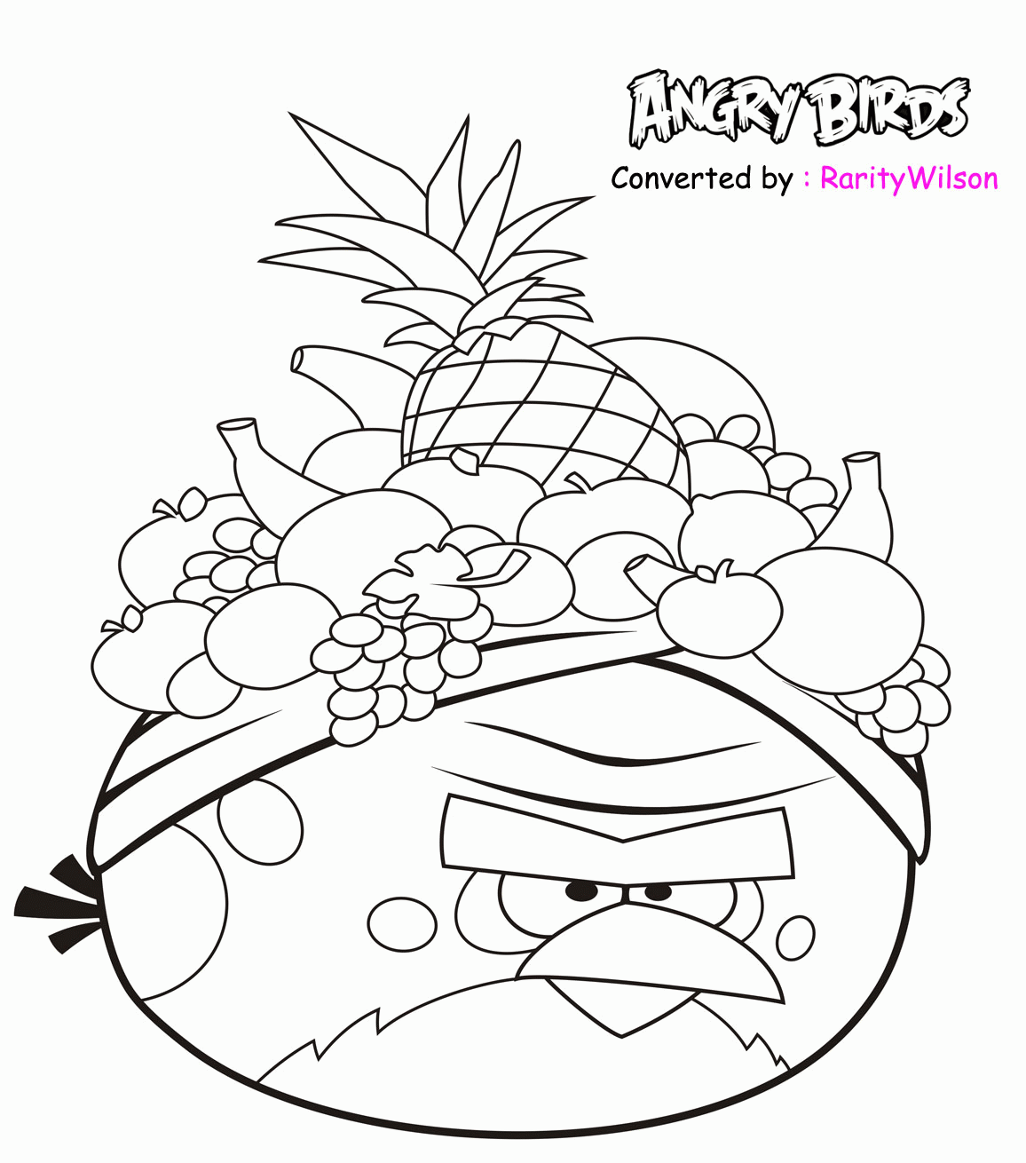 Men white Angry Birds Coloring pages Free Printable Coloring Pages ...