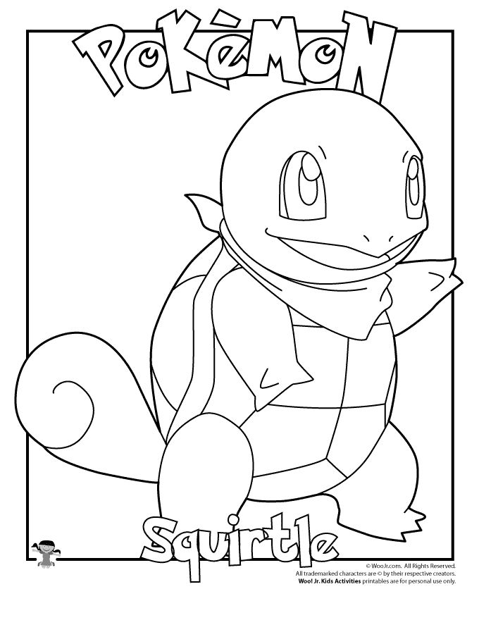 Squirtle Coloring Page | Woo! Jr. Kids Activities