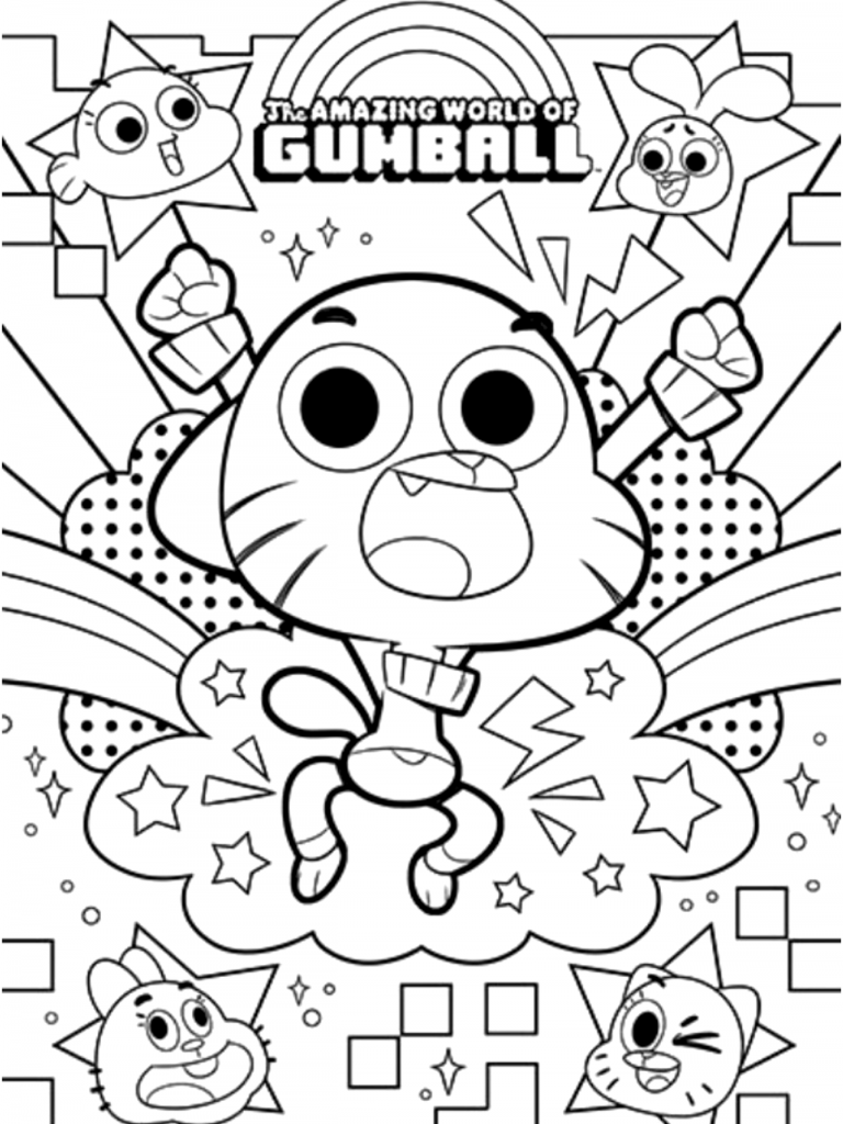 Printable The Amazing World of Gumball coloring pages on ...