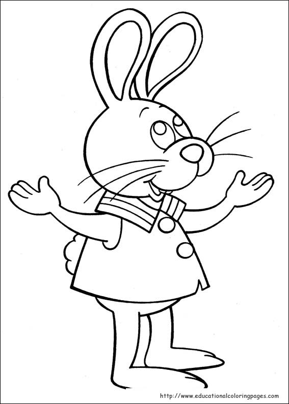 Peter Cottontail Coloring Pages - Educational Fun Kids Coloring ...
